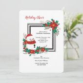 ホリデー スノーマン 招待状 (スタンド正面)