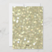 ホリデー スパークル フォト カード（ゴールド） シーズンカード (裏面)