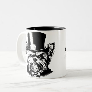 「ホリデー・スピリット？この家にはいない」。 ツートーンマグカップ