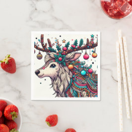 ホリデー・スピリット スタンダードカクテルナプキン