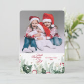 ホリデー・スピリット・フォト・グリーティング・カード シーズンカード (スタンド正面)