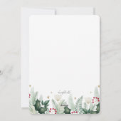 ホリデー・スピリット・フォト・グリーティング・カード シーズンカード (裏面)