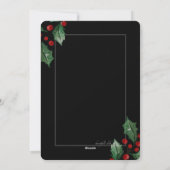 ホリデー・セレブレーション・フォトカード シーズンカード (裏面)