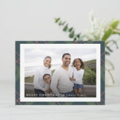 ホリデー・チェック柄 シーズンカード (スタンド正面)