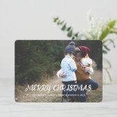 ホリデー チュール フォト カード (スタンド正面)