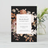 ホリデー・ディナー・パーティーの招待状 招待状 (スタンド正面)