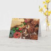 「ホリデー・トリーツ」クリスマスカード カード (黄色い花)