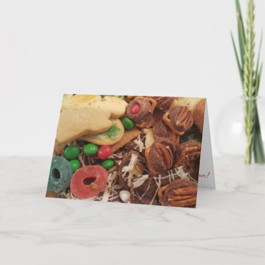 「ホリデー・トリーツ」クリスマスカード カード (正面)