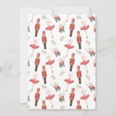 ホリデー・ナッツクラッカー・クリスマス・パーティー招待状 招待状 (裏面)