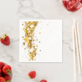 ホリデー ナプキン コックテイル ゴールド スター スタンダードカクテルナプキン (インサイチュ)