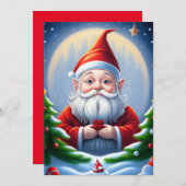 ホリデー・ノームのフラット・ホリデー・カード シーズンカード (正面/裏面)