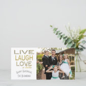 ホリデー·ハヌカー·カード「ラッケを愛する」写真 シーズンカード (スタンド正面)