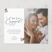 ホリデー ハリーベリー 私たちは婚約しました 1枚の写真 チラシ (正面)