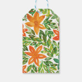 ホリデー&ハンドフラワー絵を描ズギフトラベル ギフトタグ (裏面)