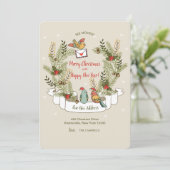 ホリデー・バードの動く発表 招待状 (スタンド正面)