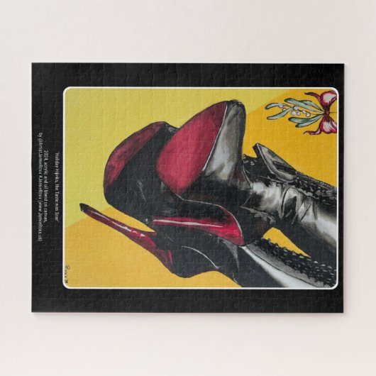 「ホリデー・ヒジンクス、味は酸っぱい絵を描だった ジグソーパズル (横)