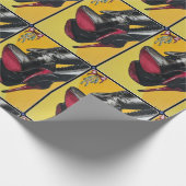 「ホリデー・ヒジンクス、味は酸っぱい絵を描だった ラッピングペーパー (角)