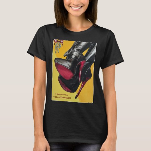 「ホリデー・ヒジンクス、味は酸っぱい絵を描だった Tシャツ (正面)