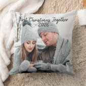ホリデー ファースト クリスマス フォト シーズナル クッション (ブランケット)