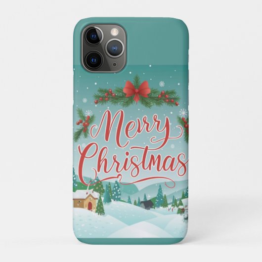 ホリデー フェスティブ メリークリスマス  Case-Mate iPhoneケース (裏)