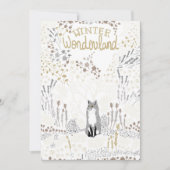 ホリデー フォックス ウィンター ワンダーランド シーズンカード (正面)