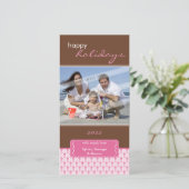 ホリデー フォトカード :: スポット ブラケット P3 シーズンカード (スタンド正面)