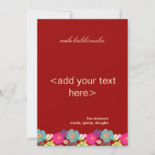 ホリデー フォトカード/招待状 招待状 (裏面)