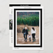 ホリデー フォト カード (正面/裏面)