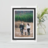 ホリデー フォト カード (スタンド正面)