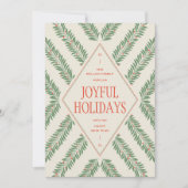 ホリデー フォリアージ クワドラン  シーズンカード (正面)