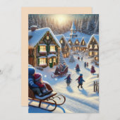 ホリデー フラット カード (正面/裏面)