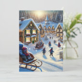 ホリデー フラット カード (スタンド正面)