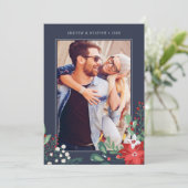 ホリデー フラワー | フォト ホリデー カード (スタンド正面)