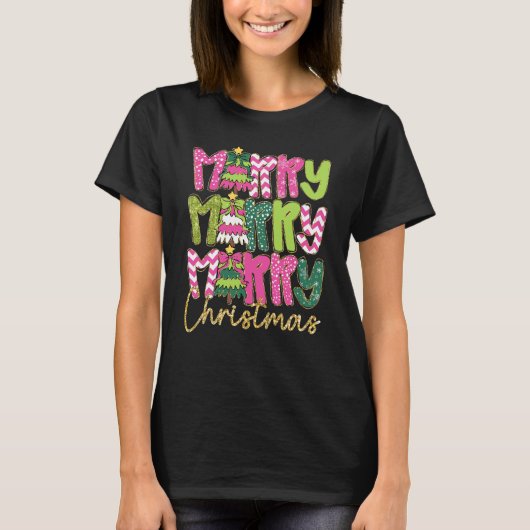 ホリデー フン - メリー クリスマス Tシャツ (正面)