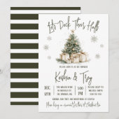 ホリデー・ブライダルシャワーのデコレーションをしよう 招待状 (正面/裏面)