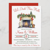 ホリデー ブライダル シャワーの準備をしよう 招待状 (正面/裏面)