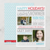 ホリデー ヘッドライン シーズンカード (正面/裏面)