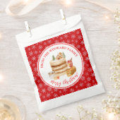 ホリデー ベーキング クリスマス ケーキ フェイバーバッグ (クリップ留めされた状態)