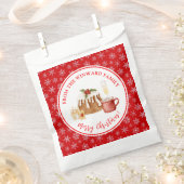 ホリデー ベーキング クリスマス プディング フェイバーバッグ (クリップ留めされた状態)