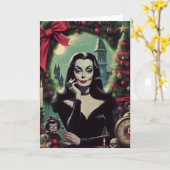 ホリデー・ホラー カード (黄色い花)