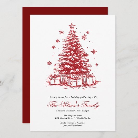 ホリデー ホリー クリスマス パーティー (正面/裏面)