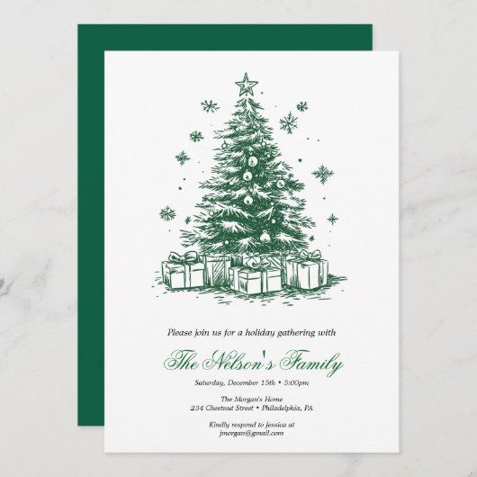 ホリデー ホリー クリスマス パーティー (正面/裏面)