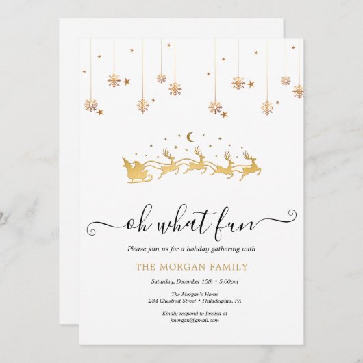 ホリデー ホリー クリスマス パーティー (正面/裏面)