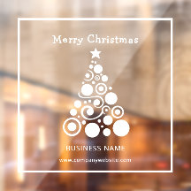 ホリデー ホワイト クリスマス ツリー 窓辺の装飾
