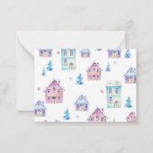 ホリデー ホーム ノート カード (裏面)