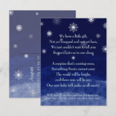 ホリデー·ポエム·プレグナント 案内ポストカード (正面/裏面)