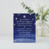 ホリデー·ポエム·プレグナント 案内ポストカード (スタンド正面)