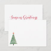 ホリデー ポストカード (正面/裏面)