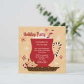 ホリデー・マグ・パーティー招待状 招待状 (スタンド正面)