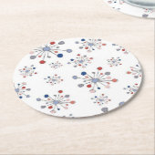 ホリデー ラウンドペーパーコースター (アングル)